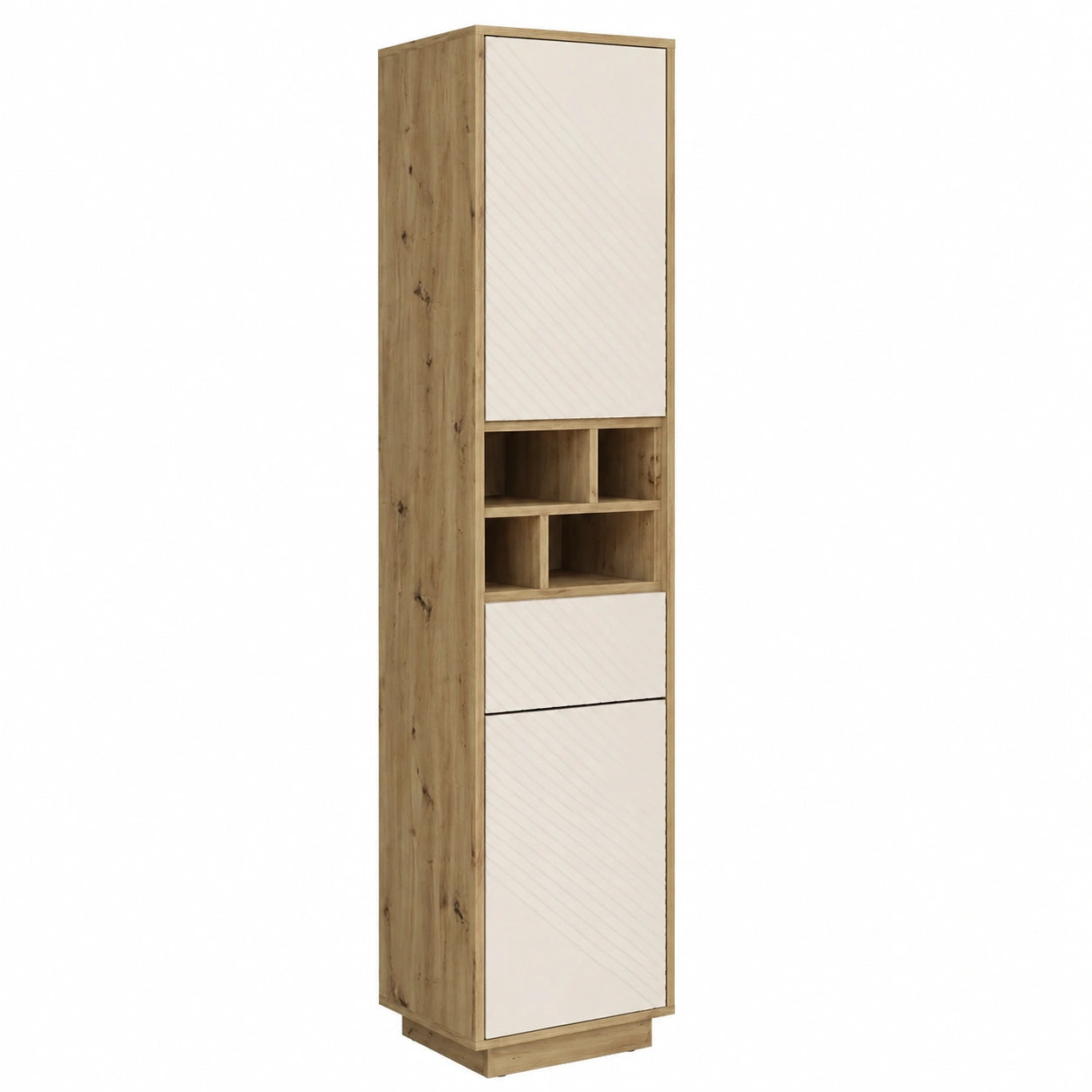 Armoire, en chêne, 38 x 190 cm, pour la chambre