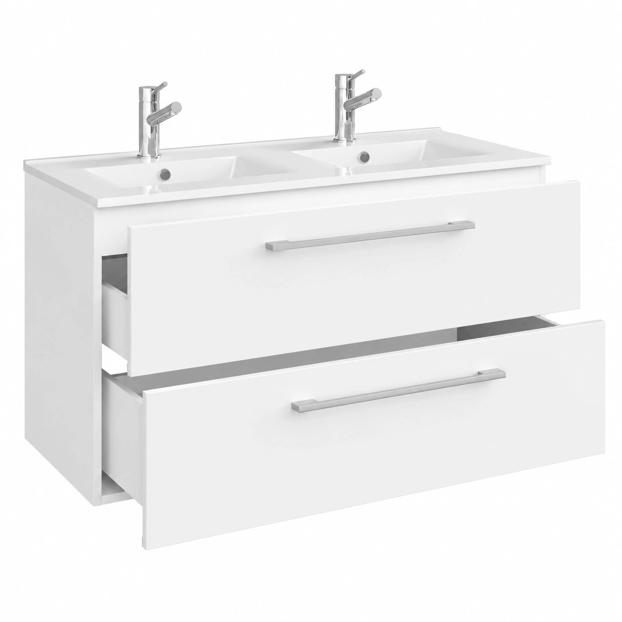 Ensemble de meubles de salle de bain, coloris blanc, pour la salle de bain