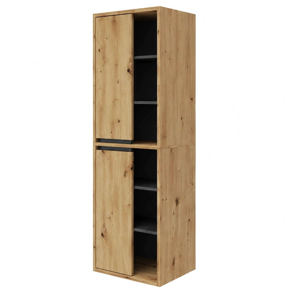 Armoire, en chêne, 50 x 170 cm, pour la chambre