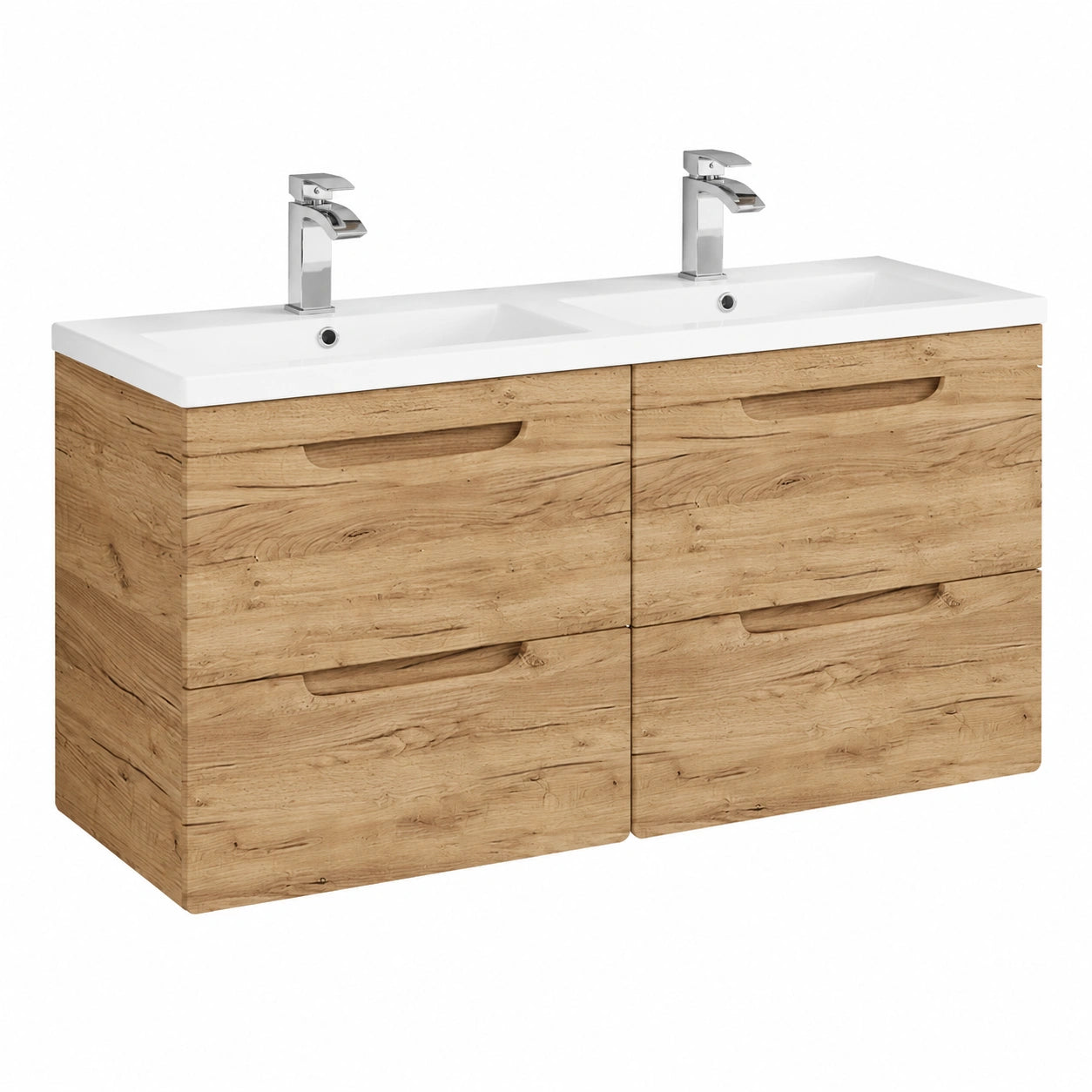 Ensemble de meubles de salle de bain, avec tiroirs, avec étagères, 121 x 63 x 46 cm, pour la salle de bain